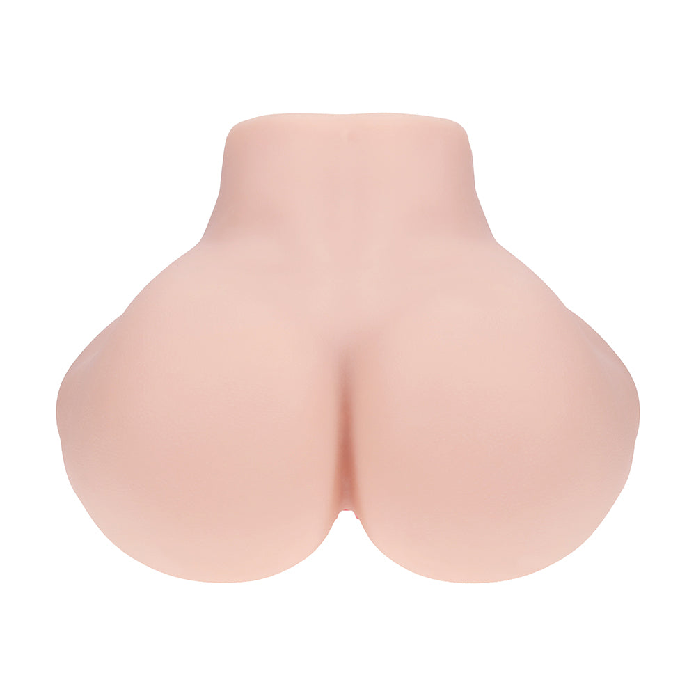 Xkin Bodyforms Elina Rosewood Dual Entry Vibrating Masturbator Beige