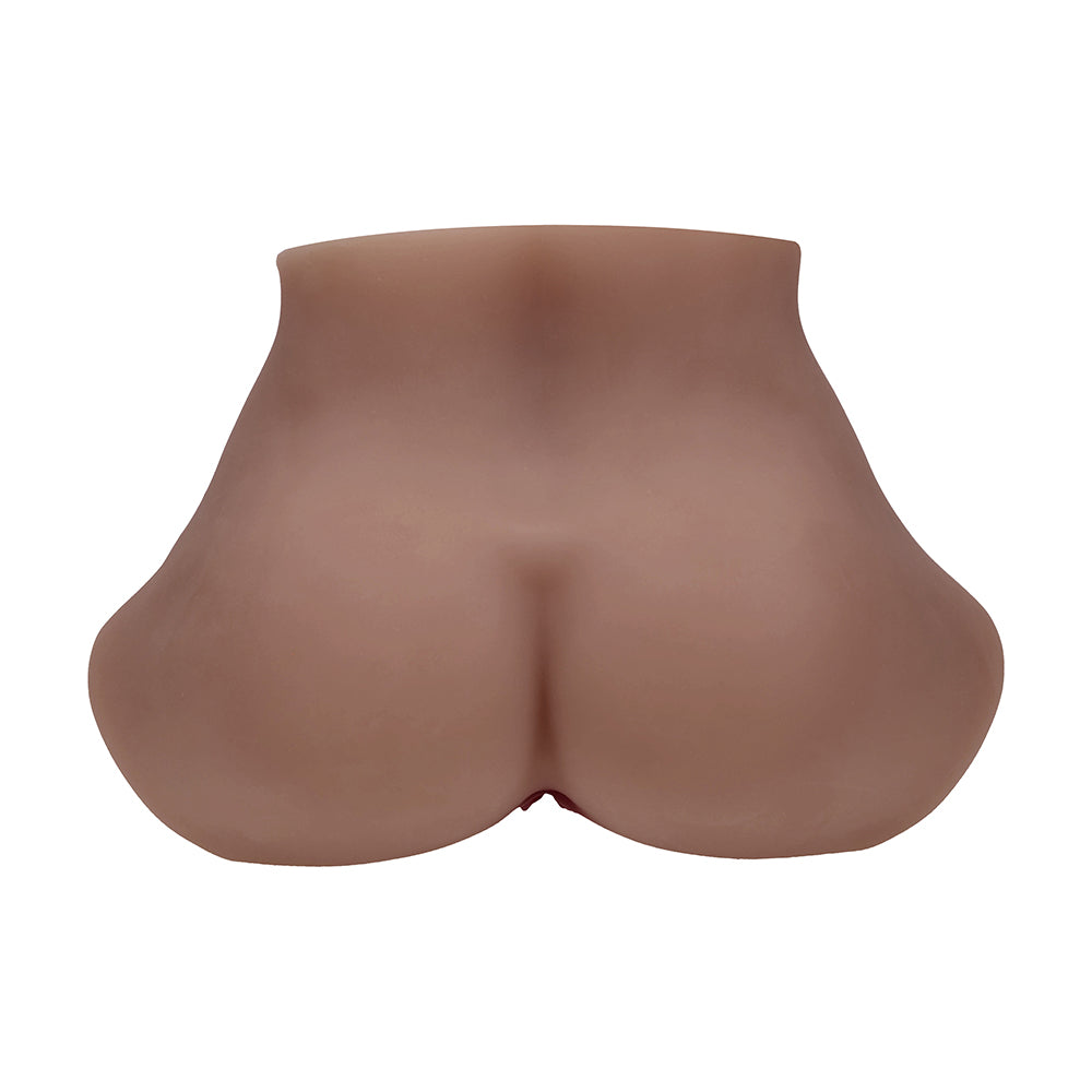 Xkin Bodyforms Eve Rhodes Dual Entry Vibrating Masturbator Brown