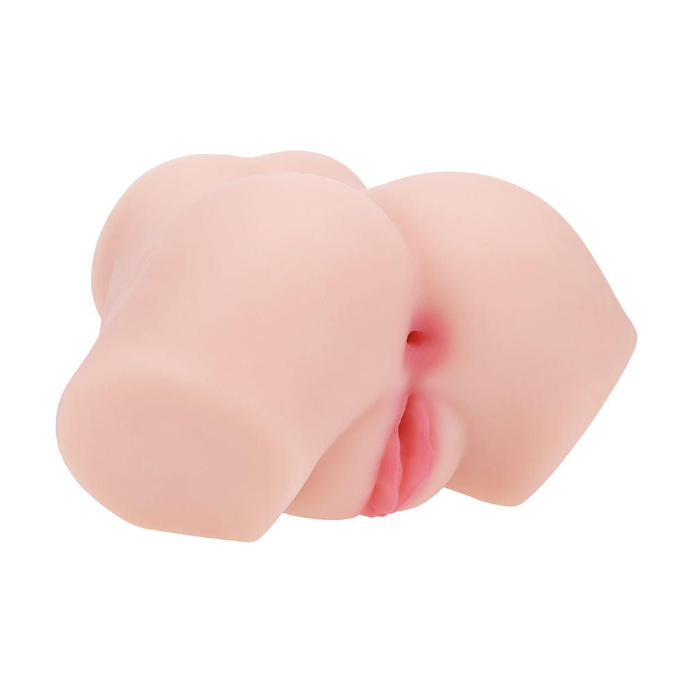 Xkin Bodyforms Aria Summers Dual Entry Vibrating Masturbator Beige