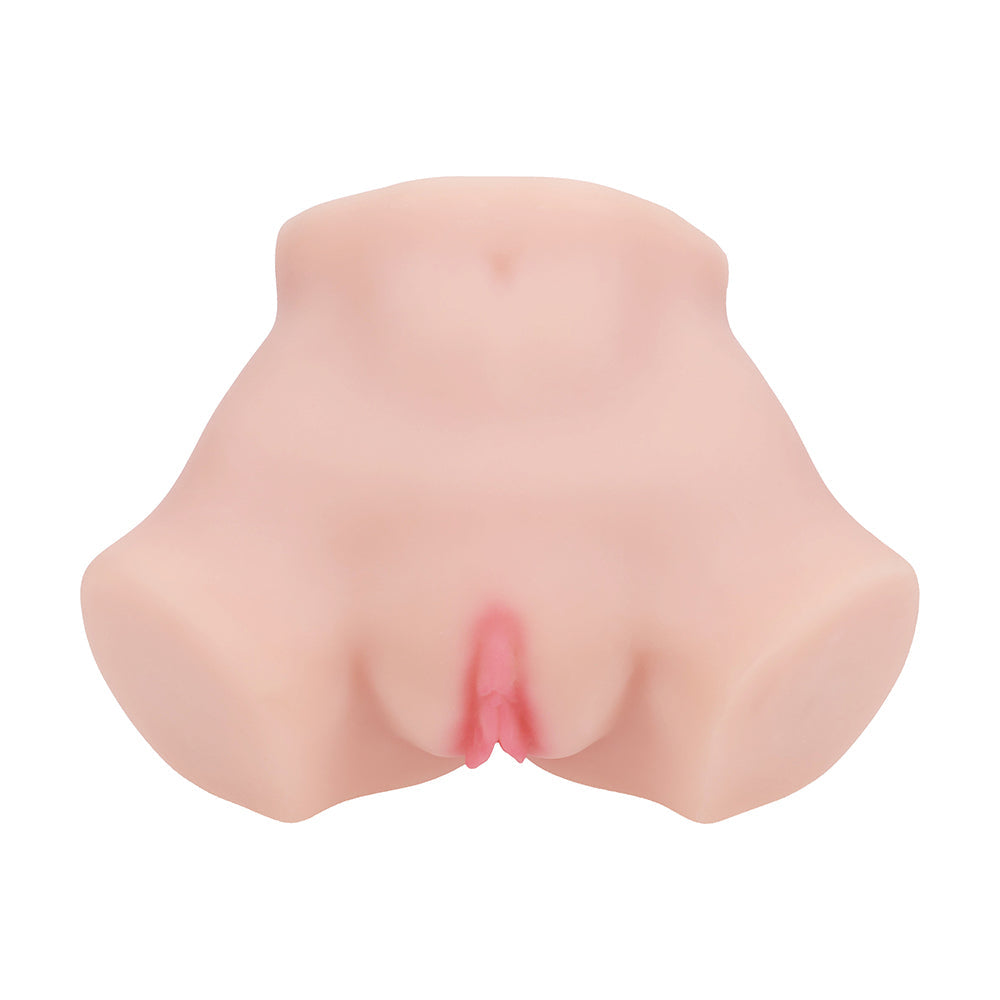 Xkin Bodyforms Aria Summers Dual Entry Vibrating Masturbator Beige