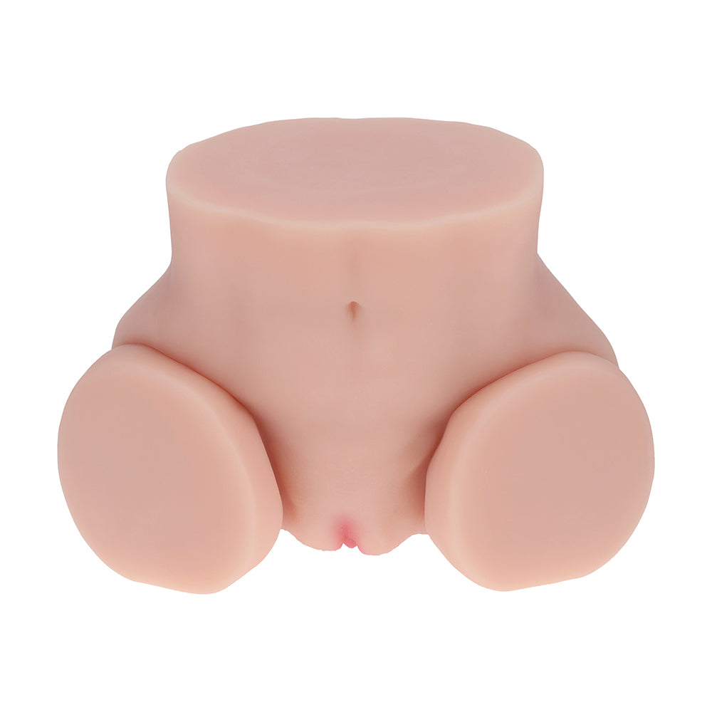 Xkin Bodyforms Mia Hart Dual Entry Vibrating Masturbator Beige