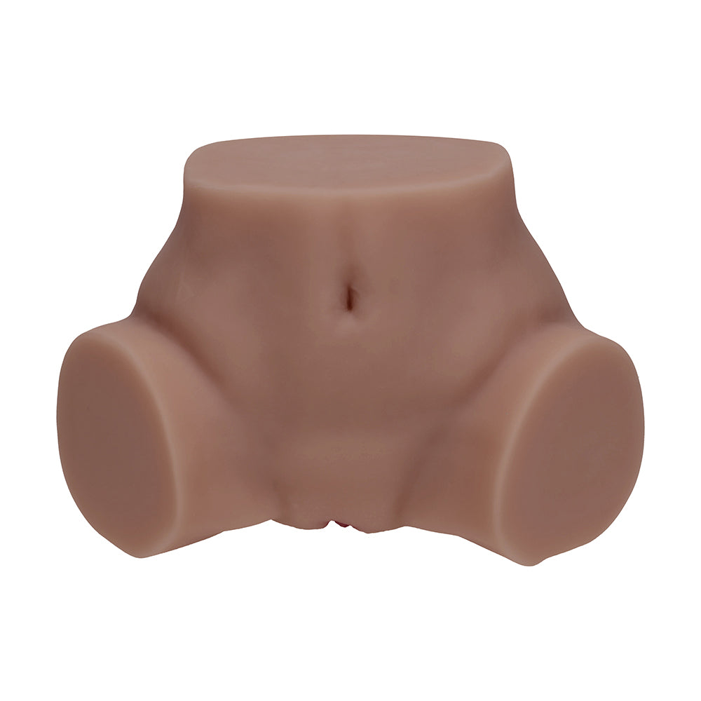Xkin Bodyforms Layla Love Dual Entry Vibrating Masturbator Brown