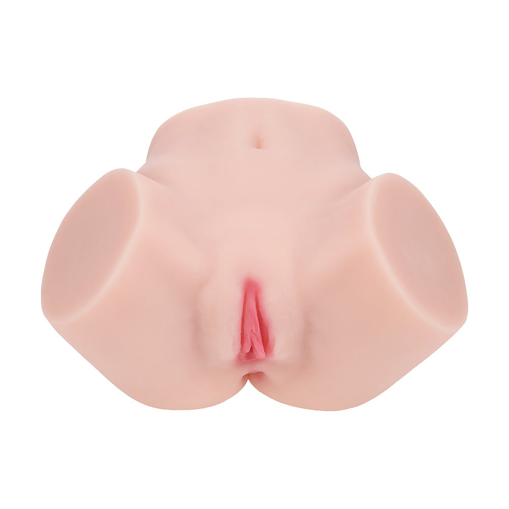 Xkin Bodyforms Ivy Lane Dual Entry Vibrating Masturbator Beige