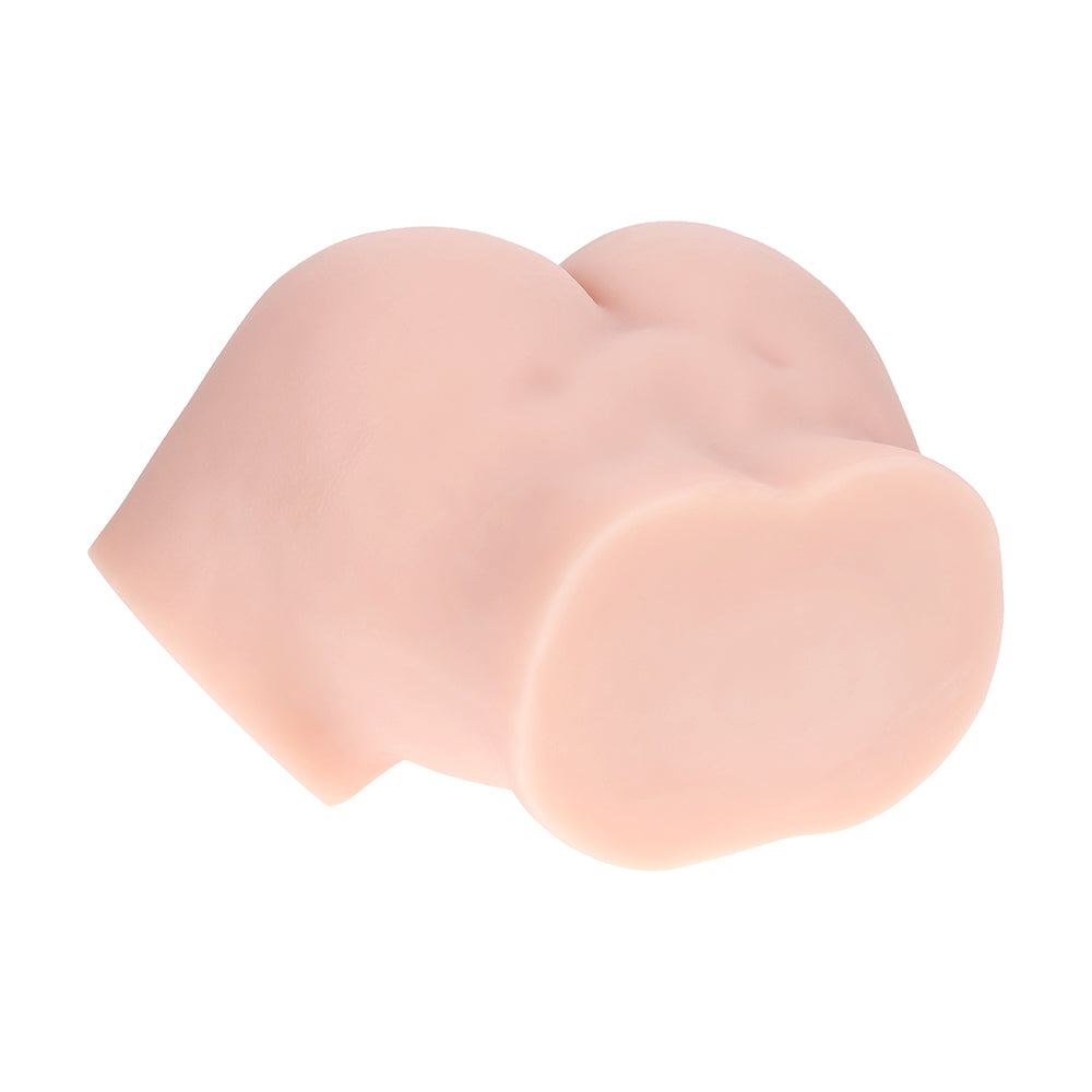 Xkin Bodyforms Bree Knox Dual Entry Vibrating Masturbator Beige
