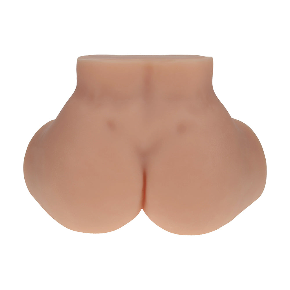 Xkin Bodyforms Valentina Vellure Dual Entry Vibrating Masturbator Tan
