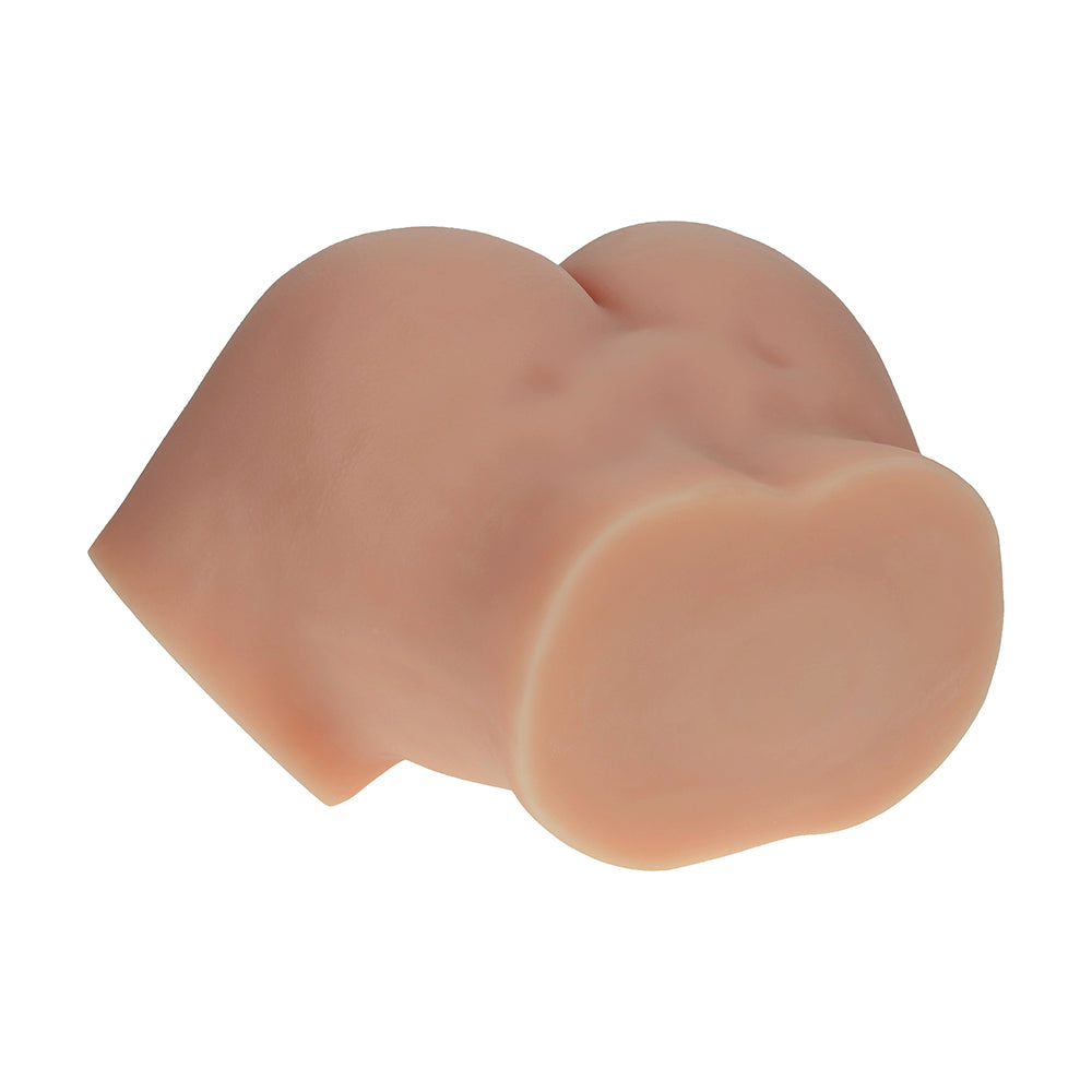 Xkin Bodyforms Valentina Vellure Dual Entry Vibrating Masturbator Tan