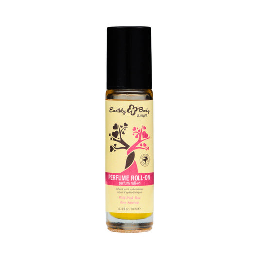 Earthly Body at Night Aphrodisiac Roll-on Perfume Wild Pink Rose 0.34 oz. - product photo