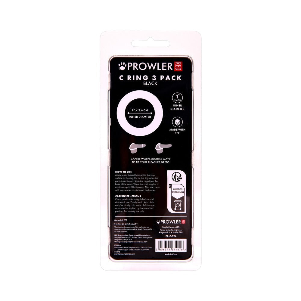 Prowler RED C-Ring 3-Pack