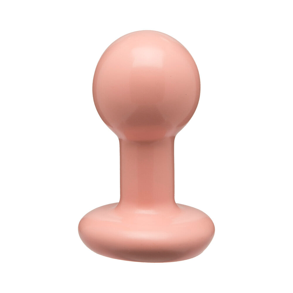 The Classic Round Butt Plug Cream Small