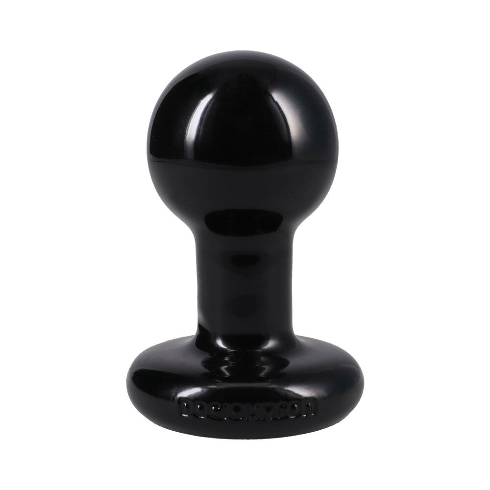 The Classic Round Butt Plug Black Small