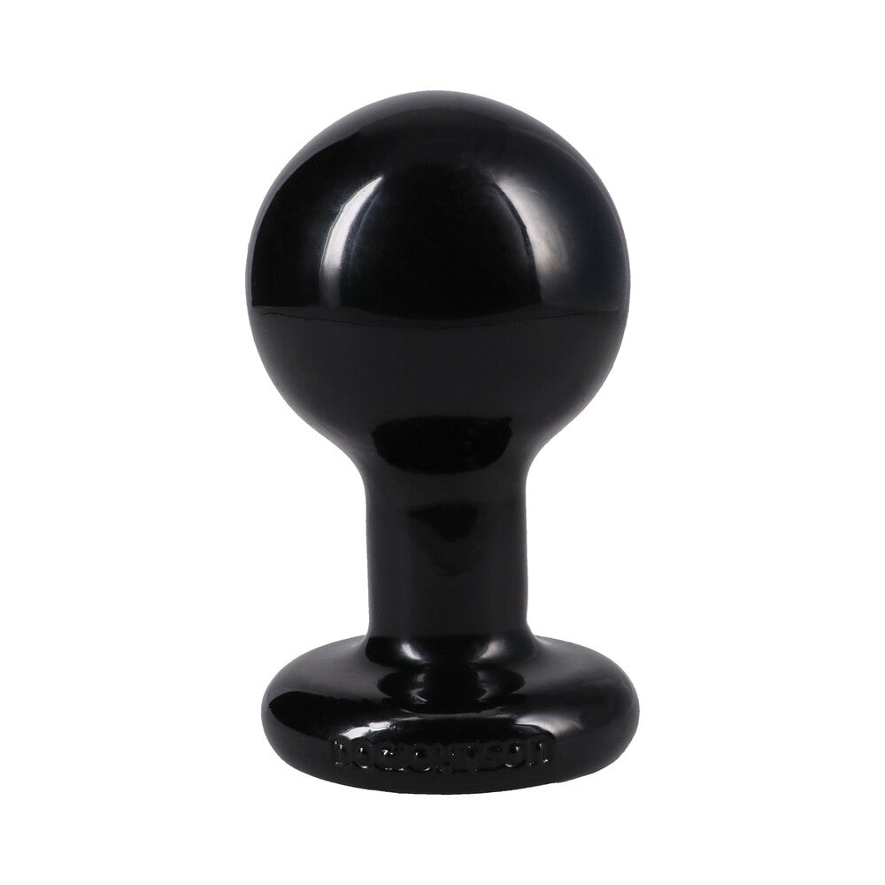 The Classic Round Butt Plug Black Medium