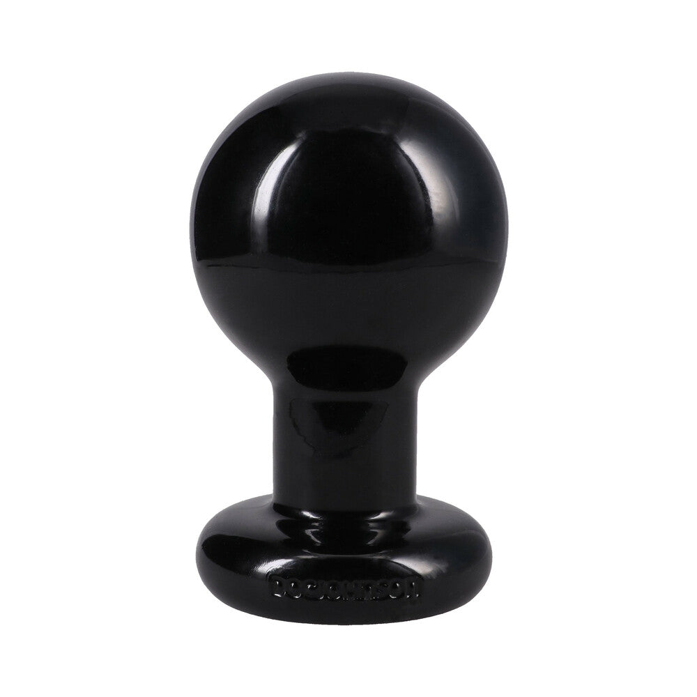 The Classic Round Butt Plug Black Large
