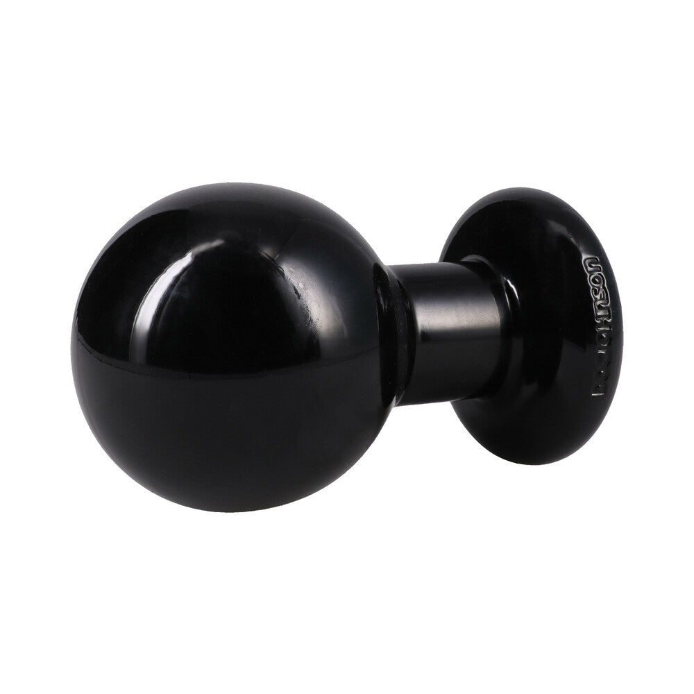 The Classic Round Butt Plug Black Large