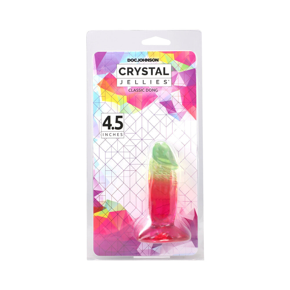 Crystal Jellies 4.5 in. Dong Rainbow