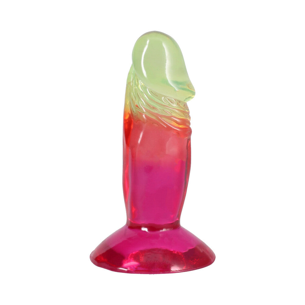 Crystal Jellies 4.5 in. Dong Rainbow