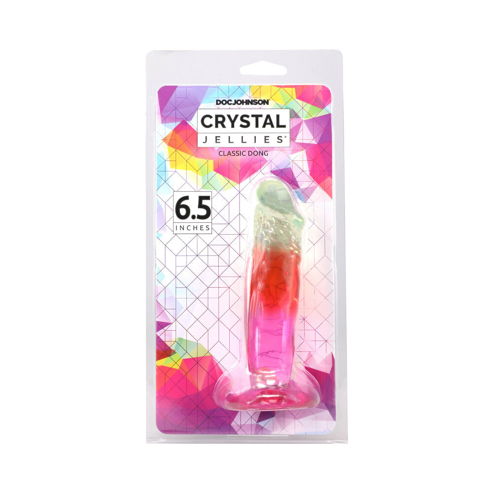 Crystal Jellies 6.5 in. Dong Rainbow