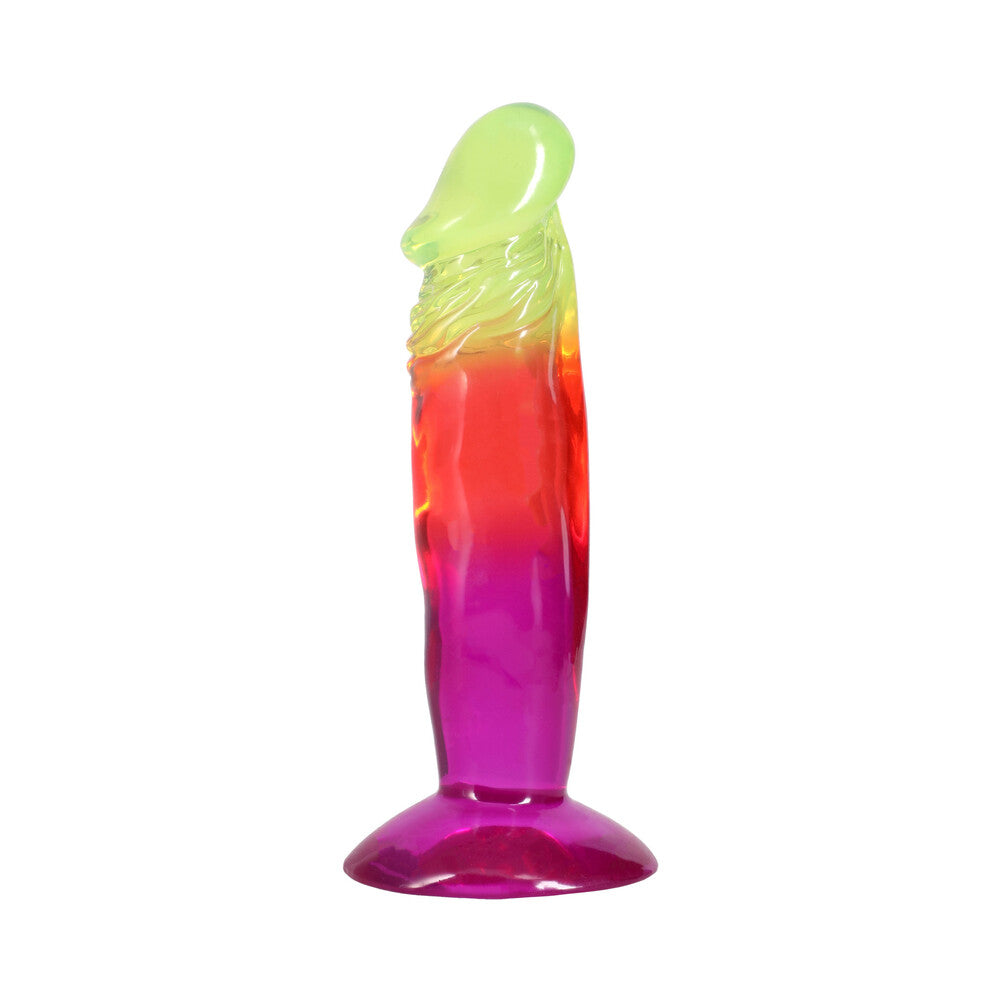 Crystal Jellies 6.5 in. Dong Rainbow