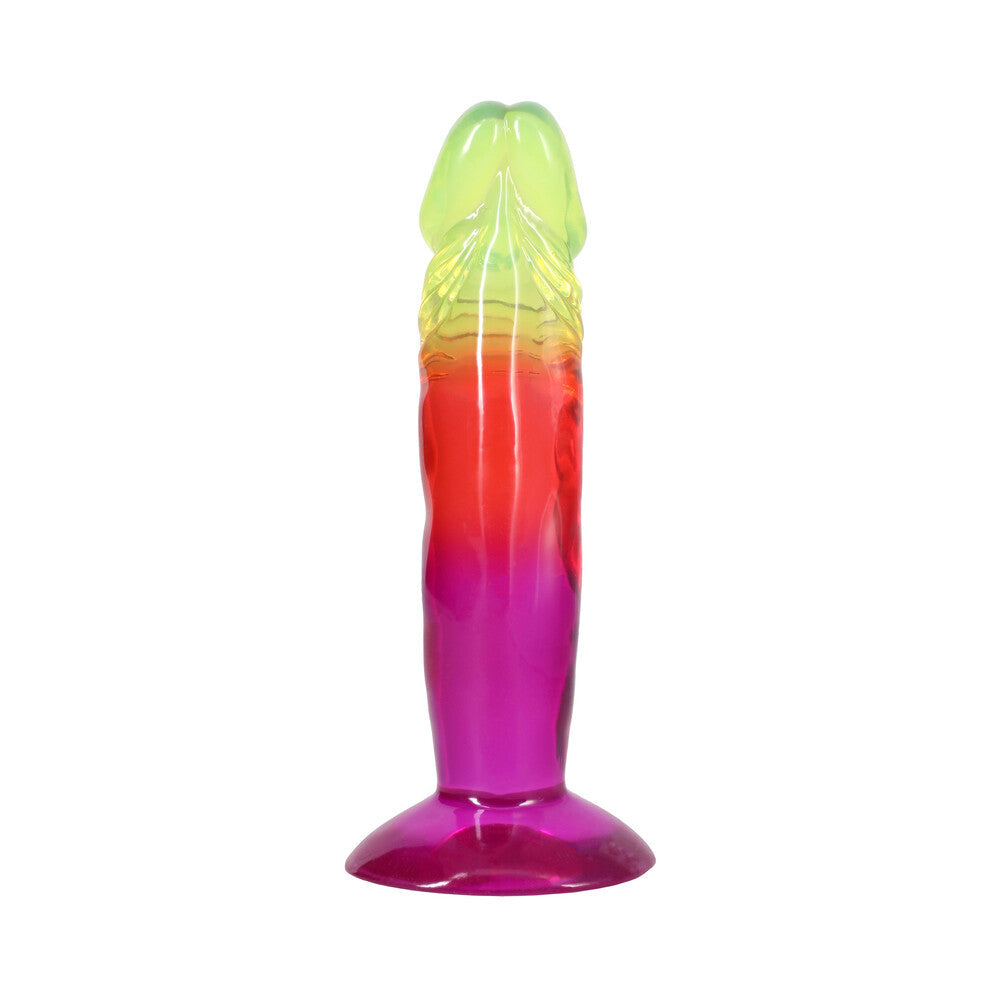 Crystal Jellies 6.5 in. Dong Rainbow