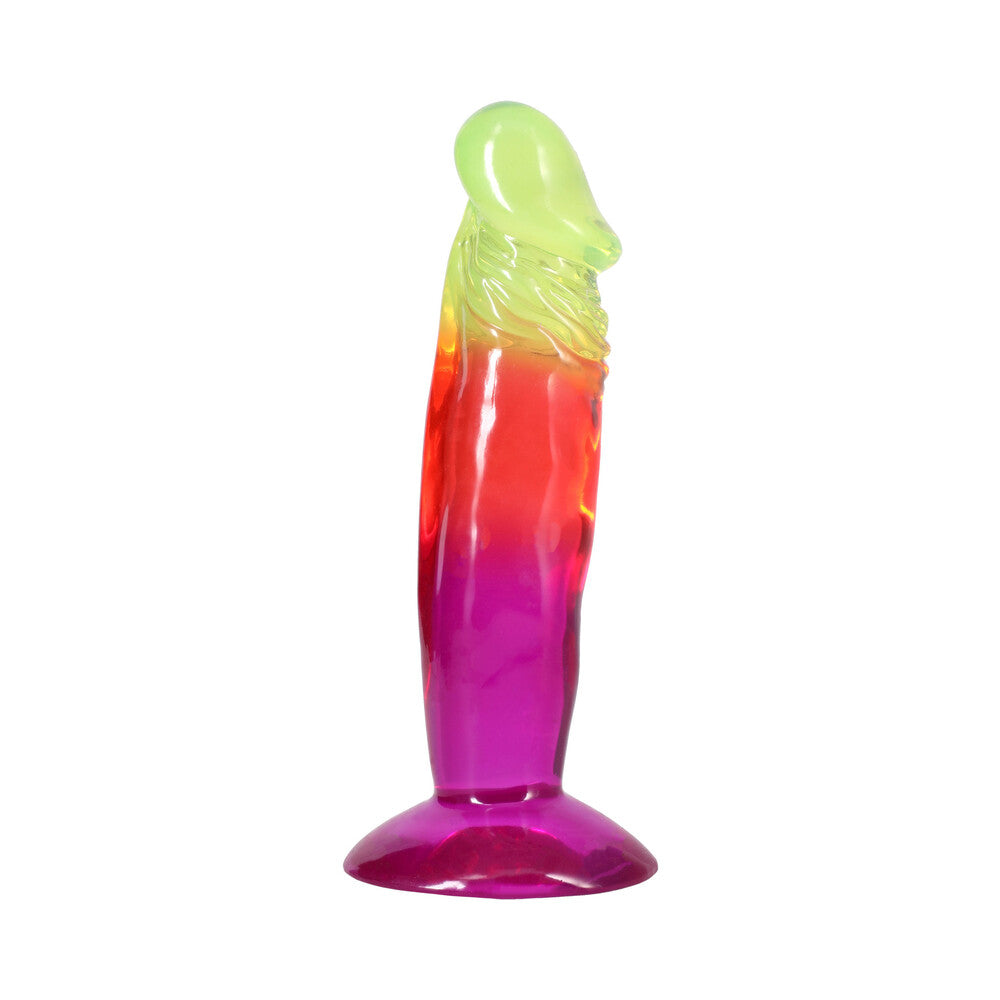 Crystal Jellies 6.5 in. Dong Rainbow