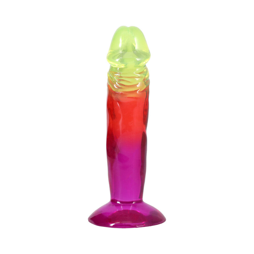 Crystal Jellies 6.5 in. Dong Rainbow
