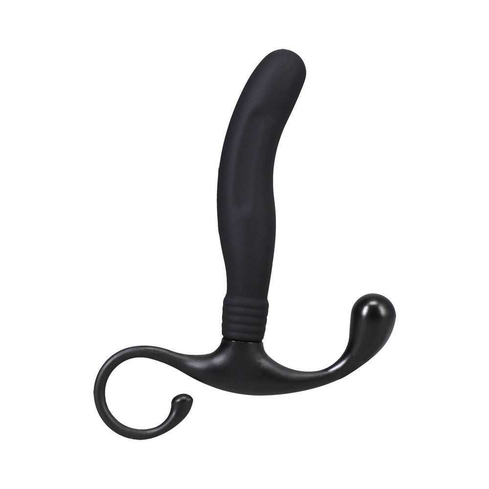 OptiMALE Smooth Silicone P-Massager Black
