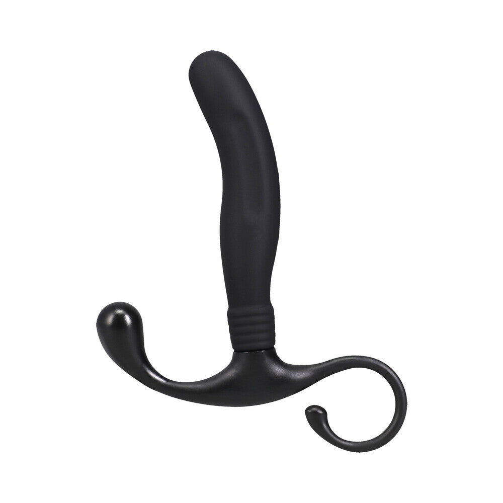 OptiMALE Smooth Silicone P-Massager Black
