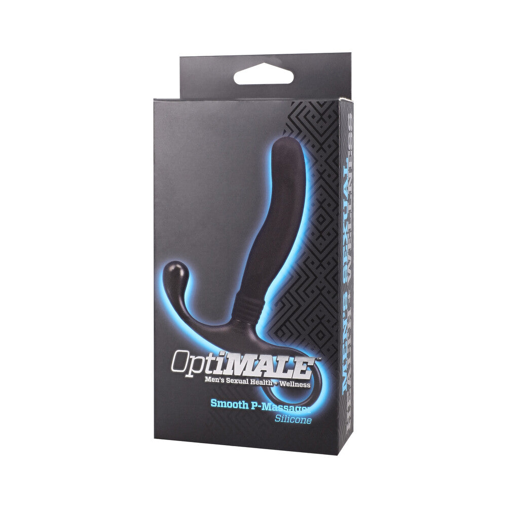 OptiMALE Smooth Silicone P-Massager Black