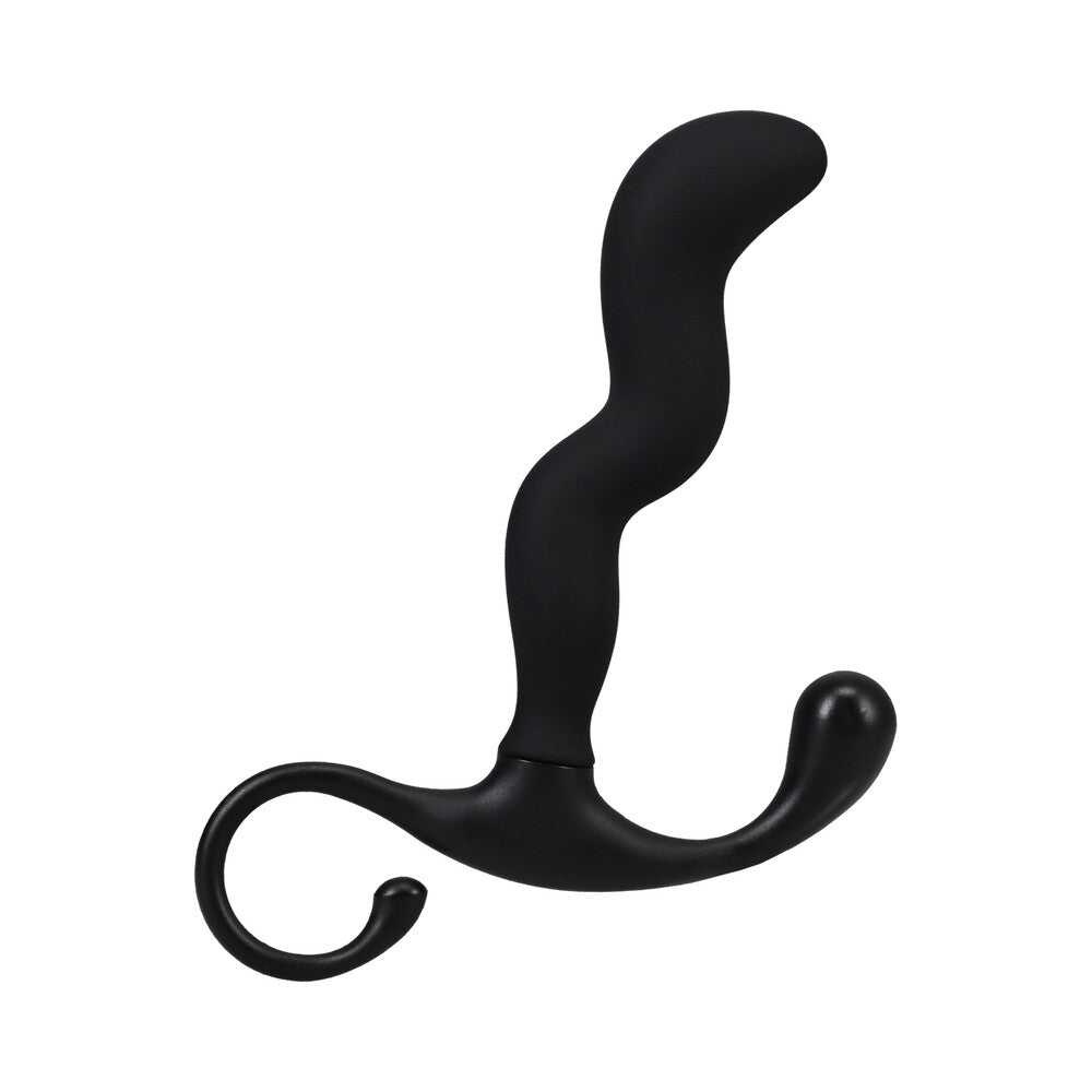 OptiMALE Zig Zag Silicone P-Massager Black