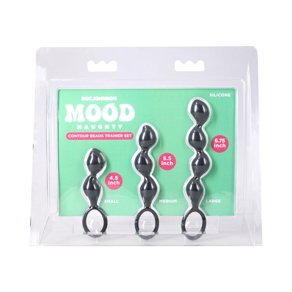 Mood Naughty Contour Beads Trainer Set Black