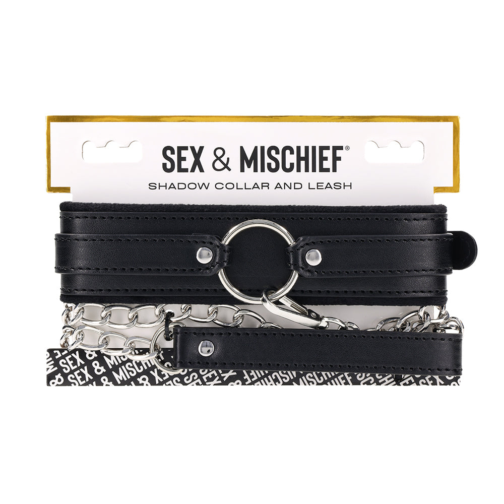 Sportsheets Sex & Mischief Shadow Collar and Leash