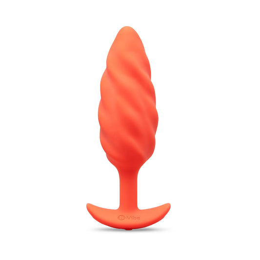 b-Vibe Swirl Texture Plug Orange - product photo 2