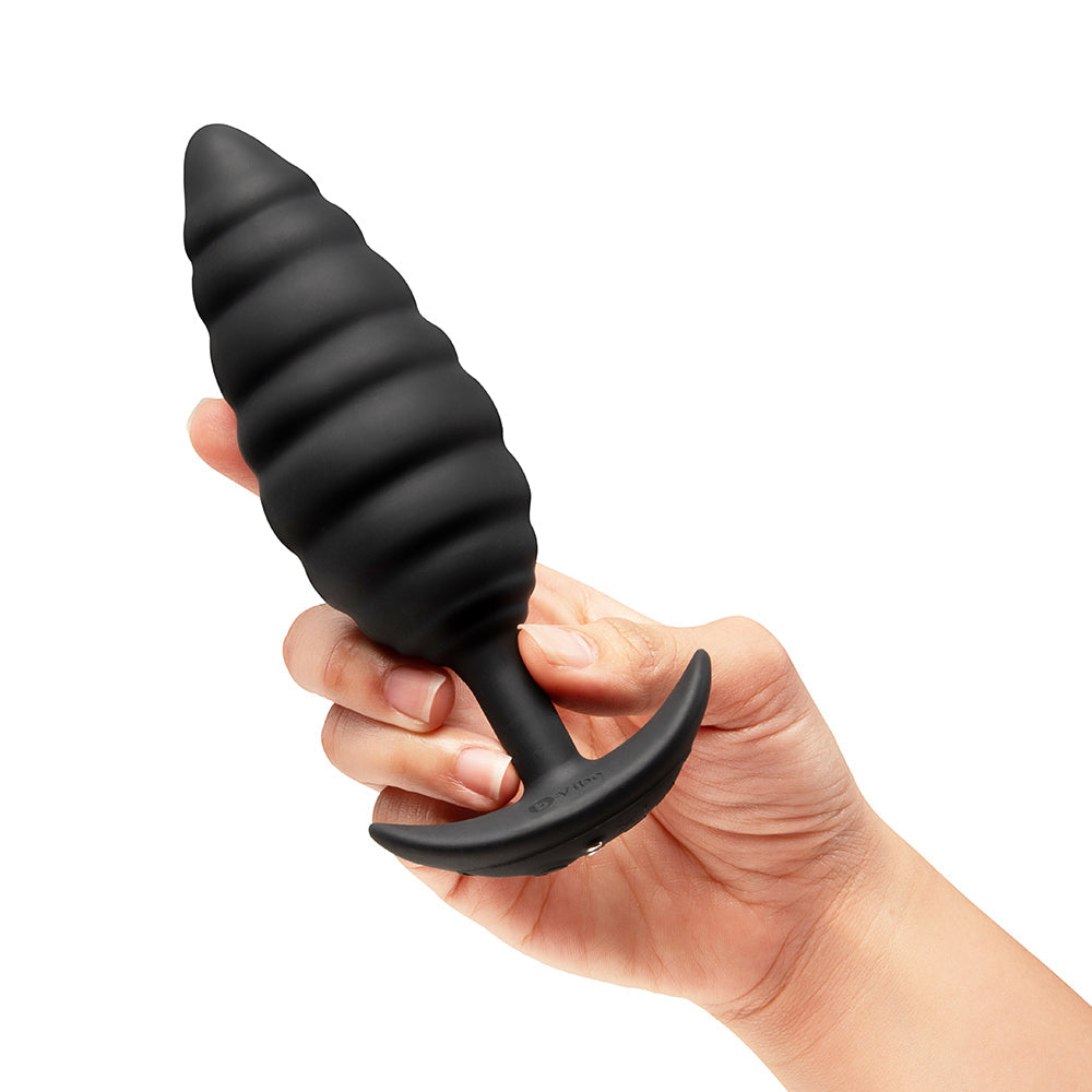 b-Vibe Twist Texture Plug Black