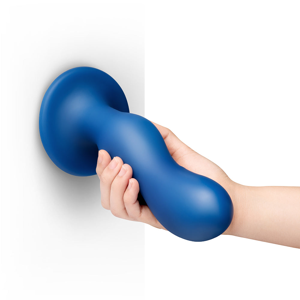b-Vibe Milk 8.5 in. Curved Anal Trainer with Tapered Tip and Suction Cup