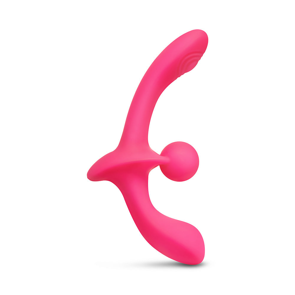 Together Toy Double Tap Double-Ended Vibrating Strapless Strap-On