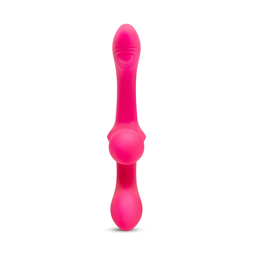 Together Toy Double Tap Double-Ended Vibrating Strapless Strap-On