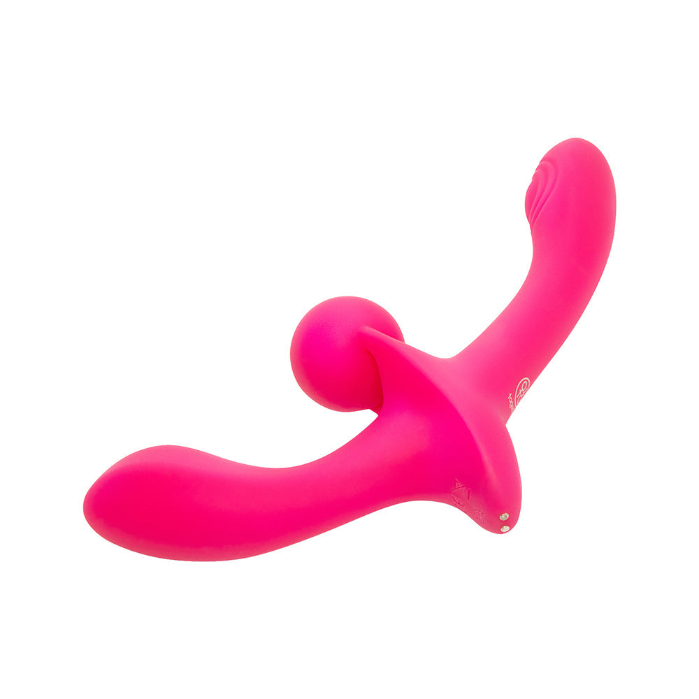 Together Toy Double Tap Double-Ended Vibrating Strapless Strap-On