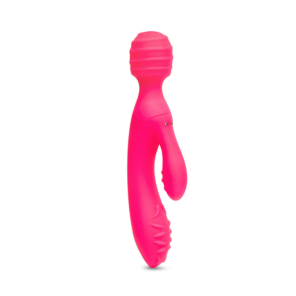 Together Toy Tri Delight Dual-Ended Triple Stim Wand & Rabbit Vibrator