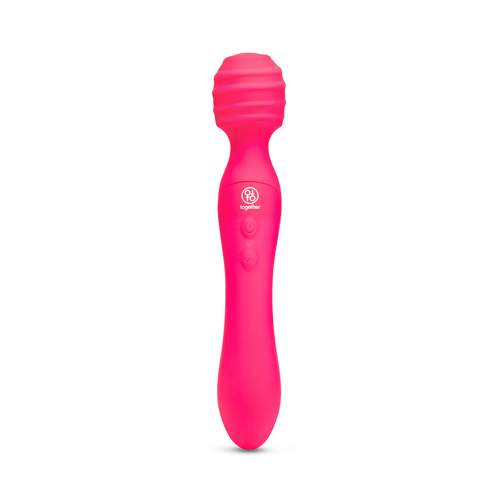 Together Toy Tri Delight Dual-Ended Triple Stim Wand & Rabbit Vibrator