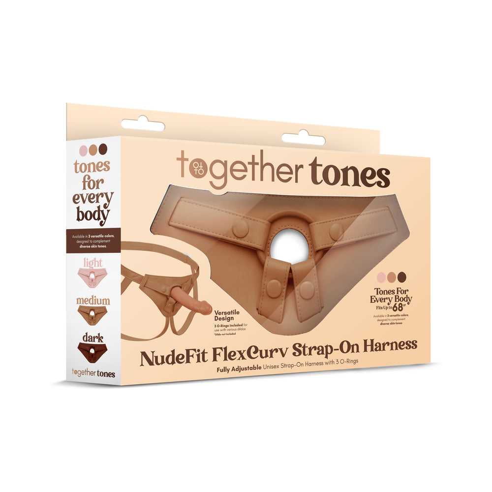 Together Toy NudeFit FlexCurv Strap-On Harness Medium