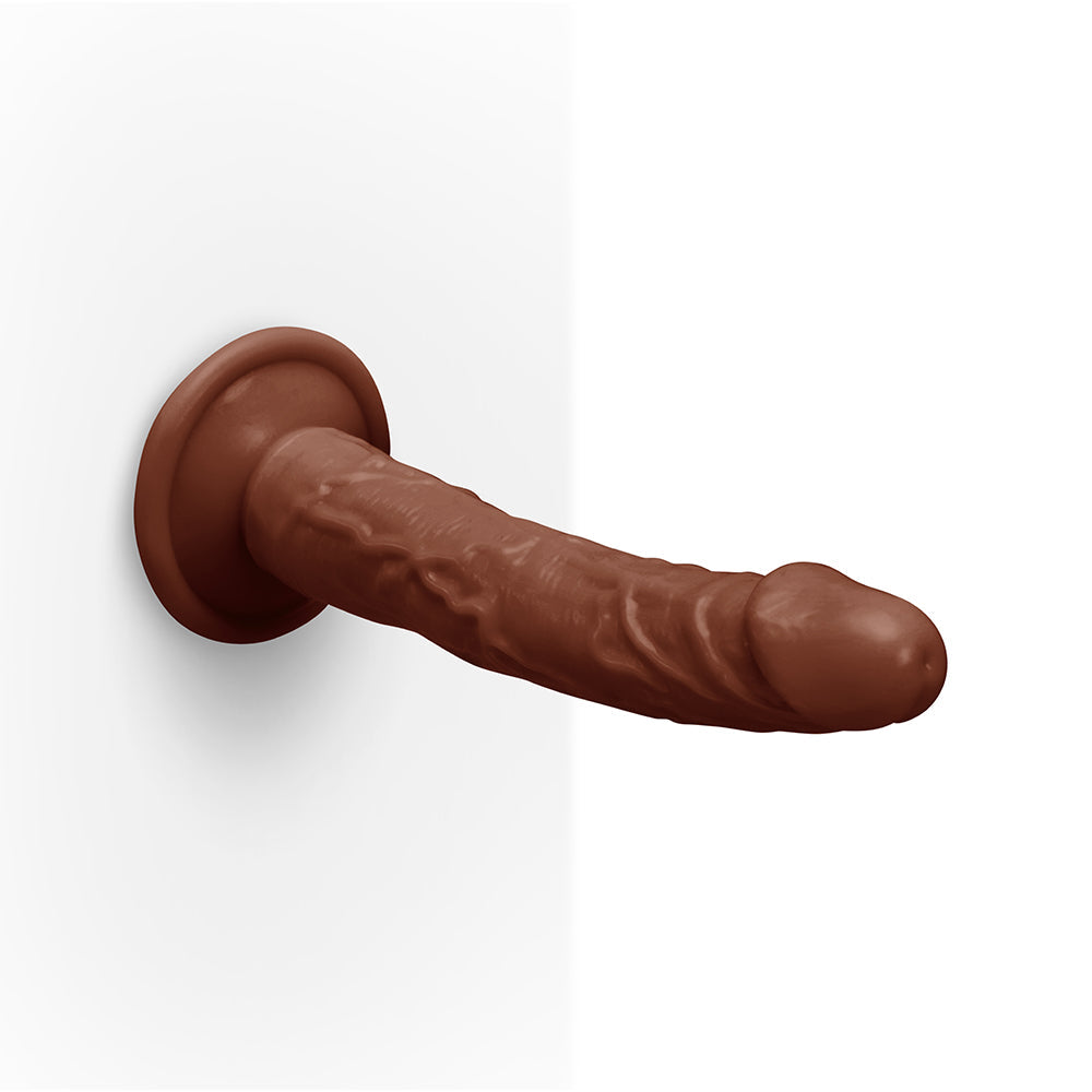 Together Toy 6.75 in. Realistic Dildo Dark