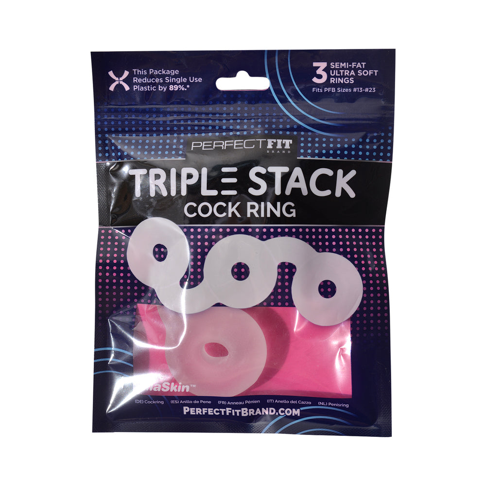 Perfect Fit Triple Donut Ring