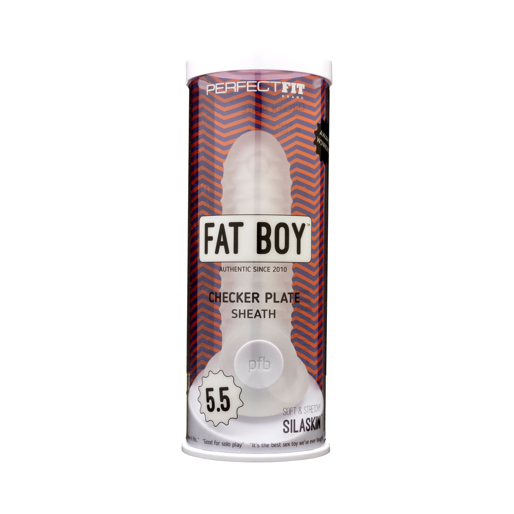 Perfect Fit Fat Boy Checker Box Sheath 5.5 in. Clear