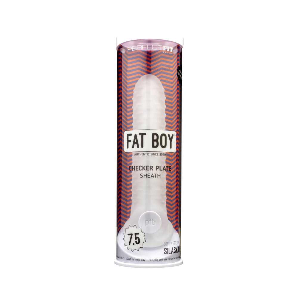 Perfect Fit Fat Boy Checker Box Sheath 7.5 in. Clear