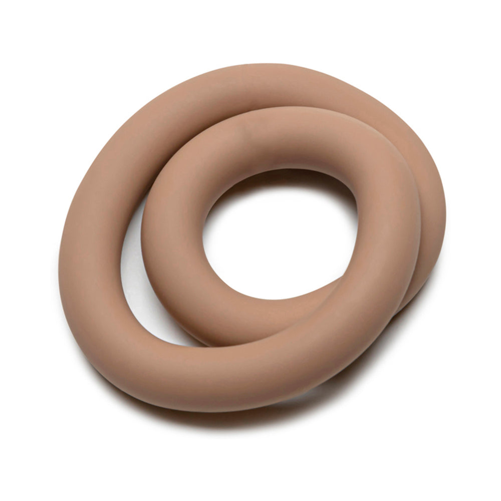Perfect Fit Hefty Wrap Ring 9 in. (229mm) Silicone Skintone 4