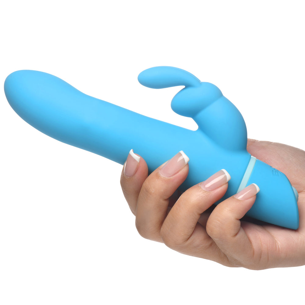BANG! Silicone Rabbit Vibrator Blue