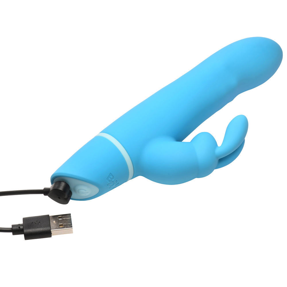 BANG! Silicone Rabbit Vibrator Blue