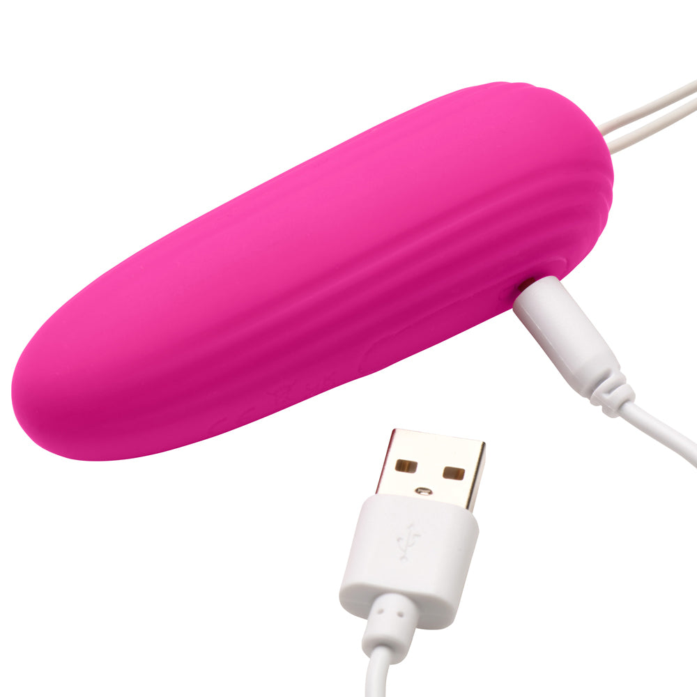 BANG! Silicone Vibrating Egg Pink
