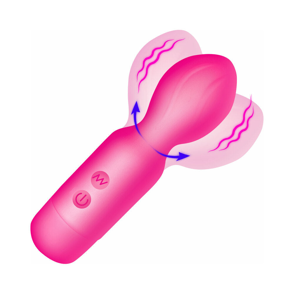 BANG! Vibrating Silicone Mini Wand Pink