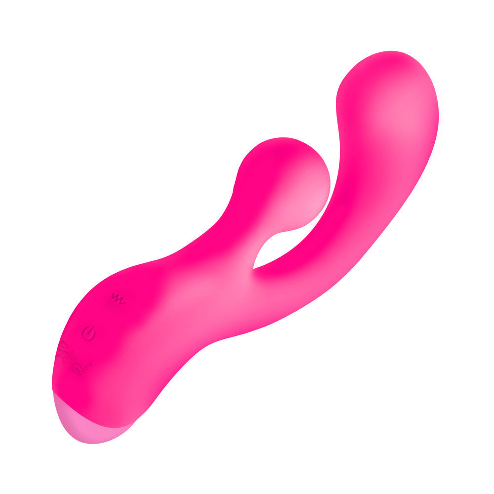 BANG! Gyro Rabbit Silicone Vibrator Pink