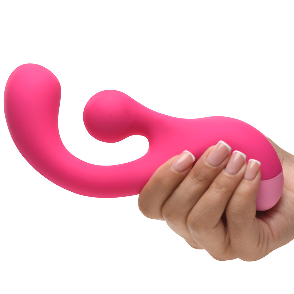 BANG! Gyro Rabbit Silicone Vibrator Pink
